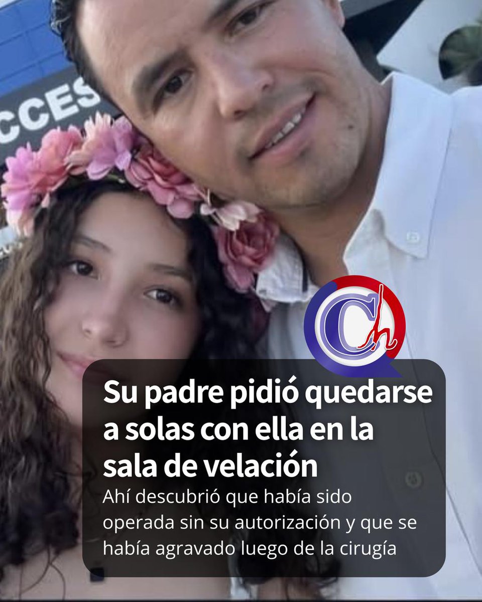 Esta se realizó el día 12 de septiembre, pero sin el consentimiento del padre, Carlos Said, quien hizo la denuncia pública en sus redes sociales. contactohoy.com.mx/ryyb