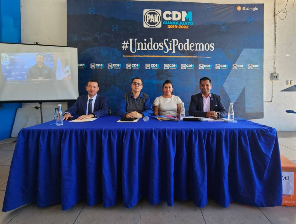 cdmgto's tweet photo. Gracias a tod@s l@s militantes de #AcciónNacional que acudieron a ejercer su derecho a votar en esta asamblea para elegir al nuevo Comité Directivo Municipal del PAN en Guanajuato, consejeros estatales y nacionales.

#CuidamosDeTi
#PAN https://t.co/FHtoMY2EwA