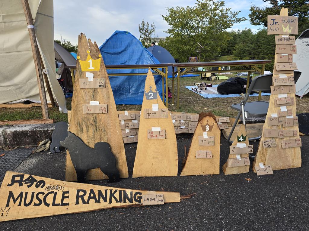 KzOkabe's tweet photo. WILD WOOD楽しかったですね～
ベンチプレス お客さん来るのか心配でしたがたくさんの方に来場頂けました☺️
#WILDWOOD2025 
#中津川ワイルドウッド
#ベンチプレス
#WILDGYM https://t.co/mmskfr0awK