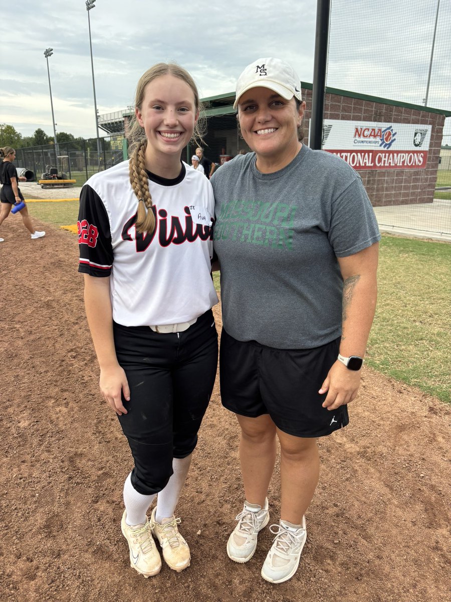 Ava Graham (@ava_graham_bhs) on Twitter photo A big thank you to the MSSU team and Coaches, I had a great time today! I loved seeing what a normal day as a softball athlete looks like. The energy and environment were amazing. Will definitely have to be back!
<a href="/MSSUSoftball/">MSSU Softball</a> <a href="/hallieblackney/">Hallie Blackney</a> <a href="/bhs_tiger/">BHS Tiger Softball</a> <a href="/2027_Vision/">Vision Gold AR 16u</a> A big thank you to the MSSU team and Coaches, I had a great time today! I loved seeing what a normal day as a softball athlete looks like. The energy and environment were amazing. Will definitely have to be back!
<a href="/MSSUSoftball/">MSSU Softball</a> <a href="/hallieblackney/">Hallie Blackney</a> <a href="/bhs_tiger/">BHS Tiger Softball</a> <a href="/2027_Vision/">Vision Gold AR 16u</a>