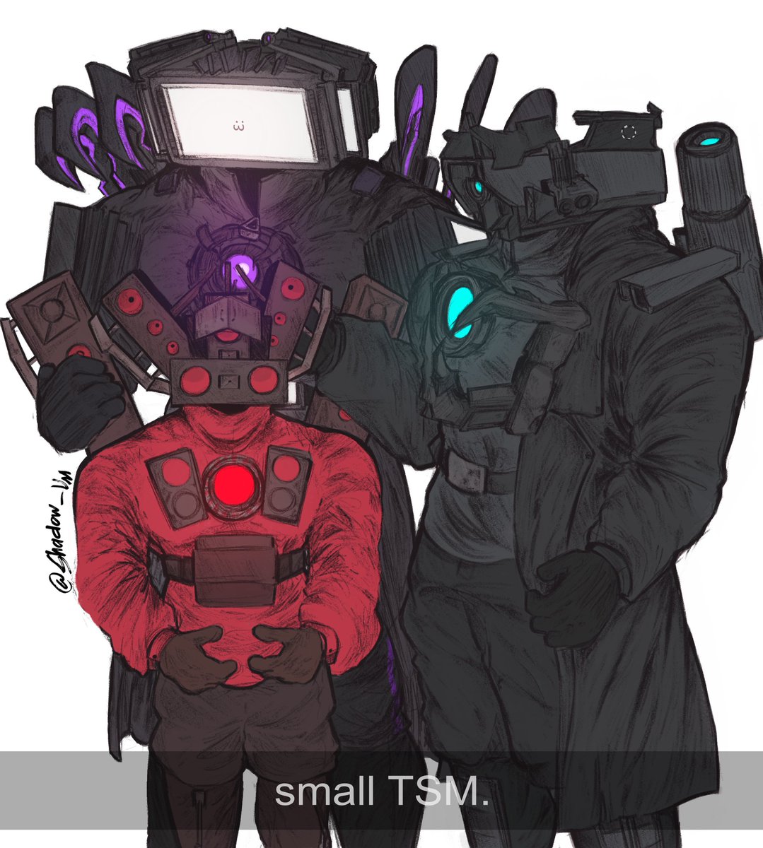Sombra_Vm's tweet photo. small TSM- 
lazy again srry lol
#SKIBIDITOILET #SkibidiToiletfanart #SkibidiToiletart #skibidi_toilet #titantvman #titancameraman #titanspeakerman #Titans https://t.co/FHL5TMrQ1x