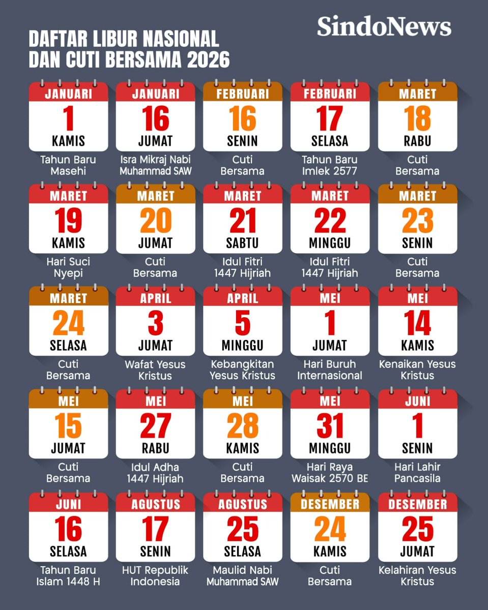 Siapkan dompet mu.

Mari kita atur jadwal touring 2026😁