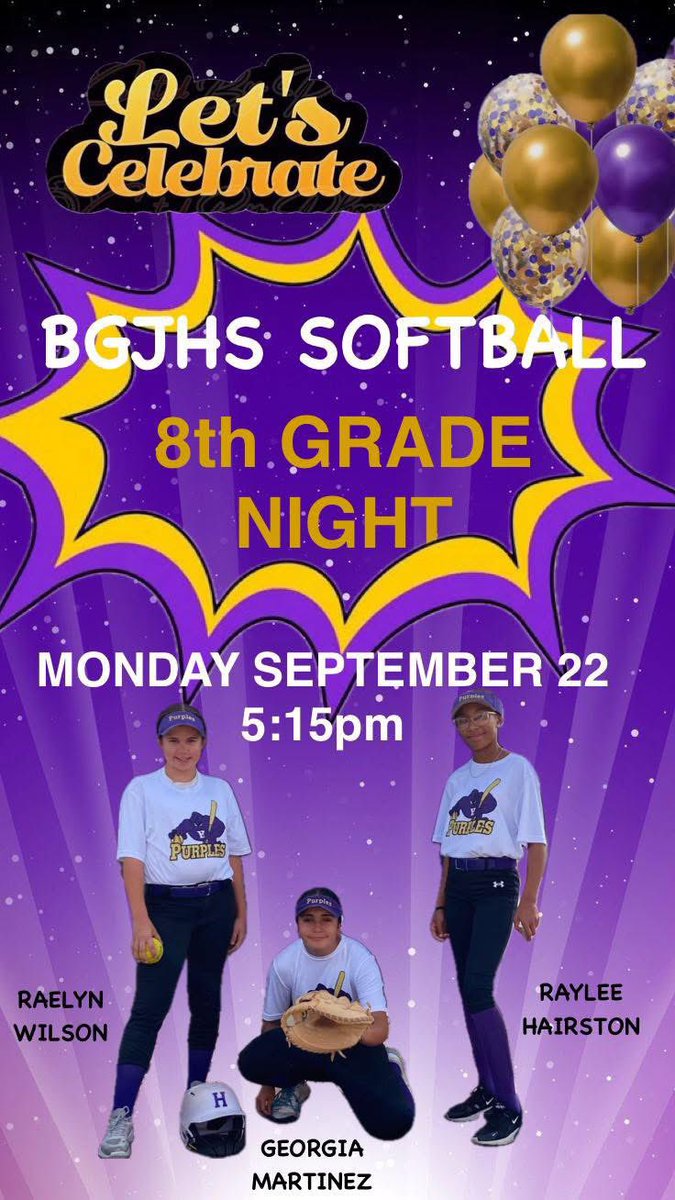 Love our 8th graders 💜💛