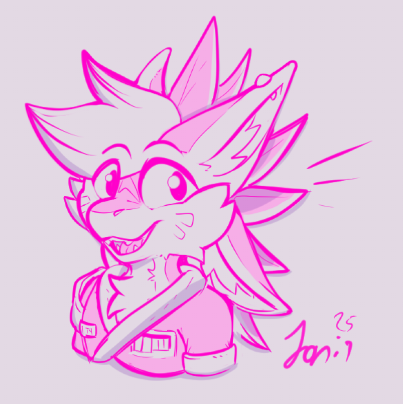 Vavi Sketch <3
----------------------
🎨Artist is me
#avali #art #furry