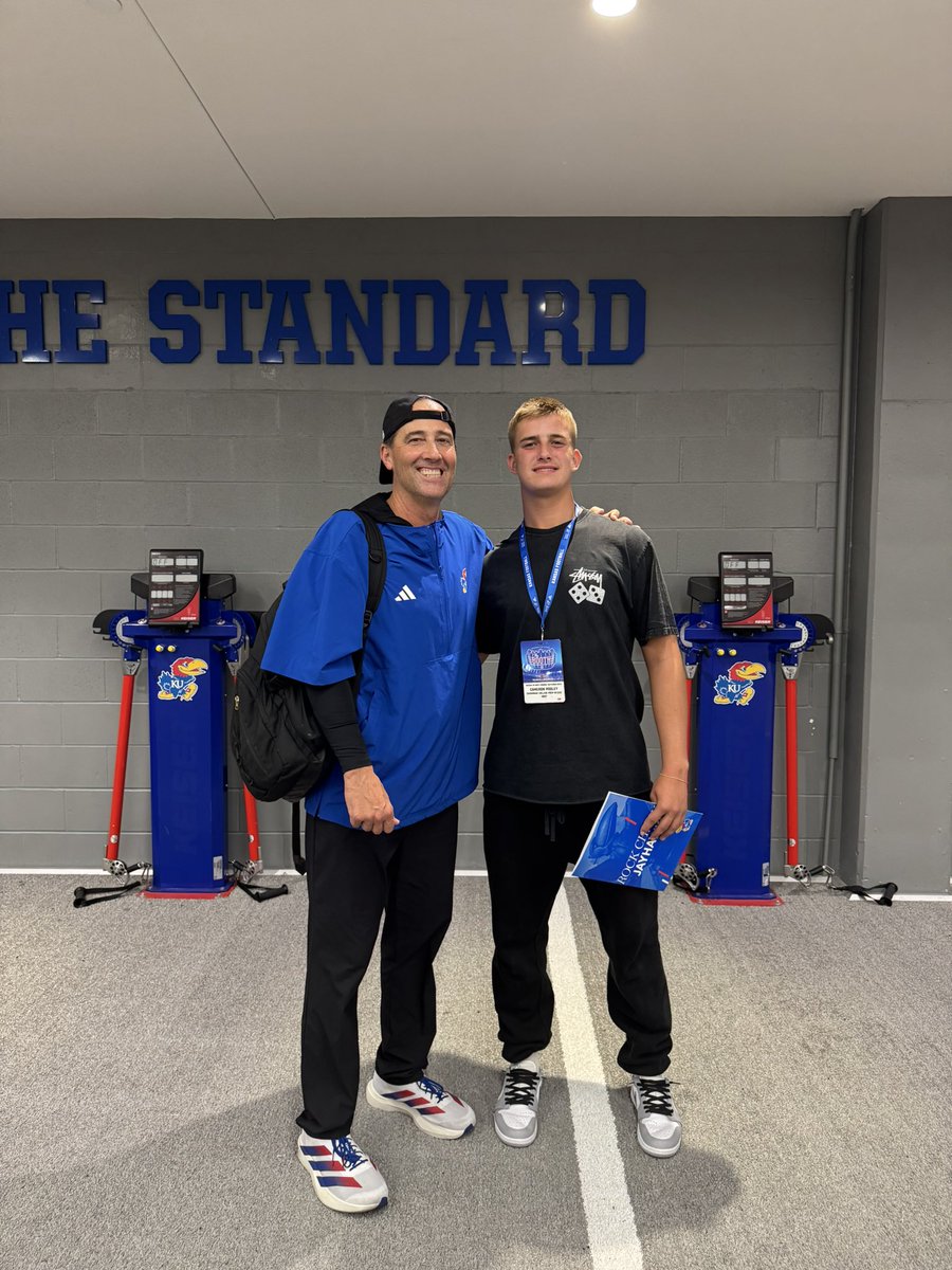 Thank you <a href="/KU_Football/">Kansas Football</a> for the great time this weekend. Had a great time meeting all the coaches and players. <a href="/CoachLeipold/">Lance Leipold</a> <a href="/KUCoachZ/">Coach Jim Zebrowski</a> <a href="/CoachTraz/">Eric Terrazas</a> <a href="/Angus_McClure/">Angus McClure</a> <a href="/BillyBonneau/">Billy Bonneau</a> <a href="/CoachSvarczkopf/">Greg Svarczkopf</a> <a href="/NadeFootball/">CHAMINADE FOOTBALL</a> <a href="/coachchucs/">David Machuca</a> <a href="/adamgorney/">Adam Gorney</a> <a href="/GregBiggins/">Greg Biggins</a> <a href="/Vtothe2ndPower/">Vaughn Davis II</a> <a href="/DannyLockhartS1/">Coach Danny Lockhart Football/Boxing/MMA</a>