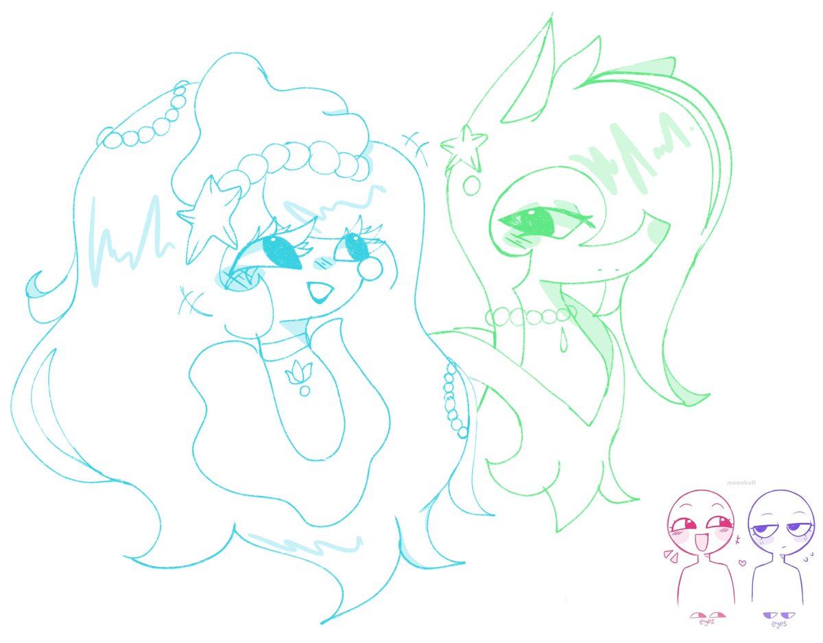 #Pokemon #Primarina #Serperior 
Types eyes 💙💚