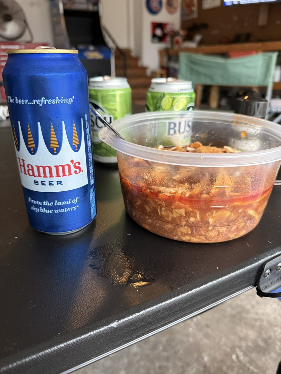 Hamm’s and Pisole for dinner