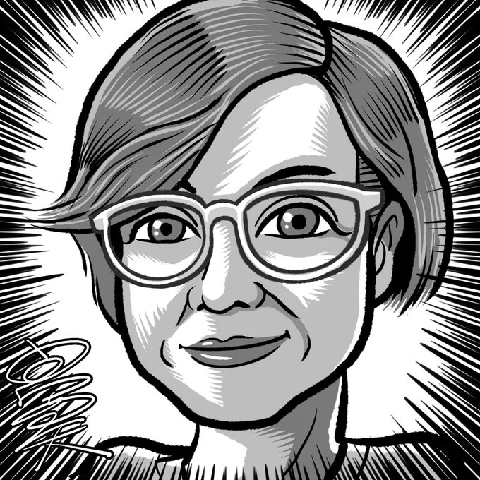 I've finished the caricature you requested! 