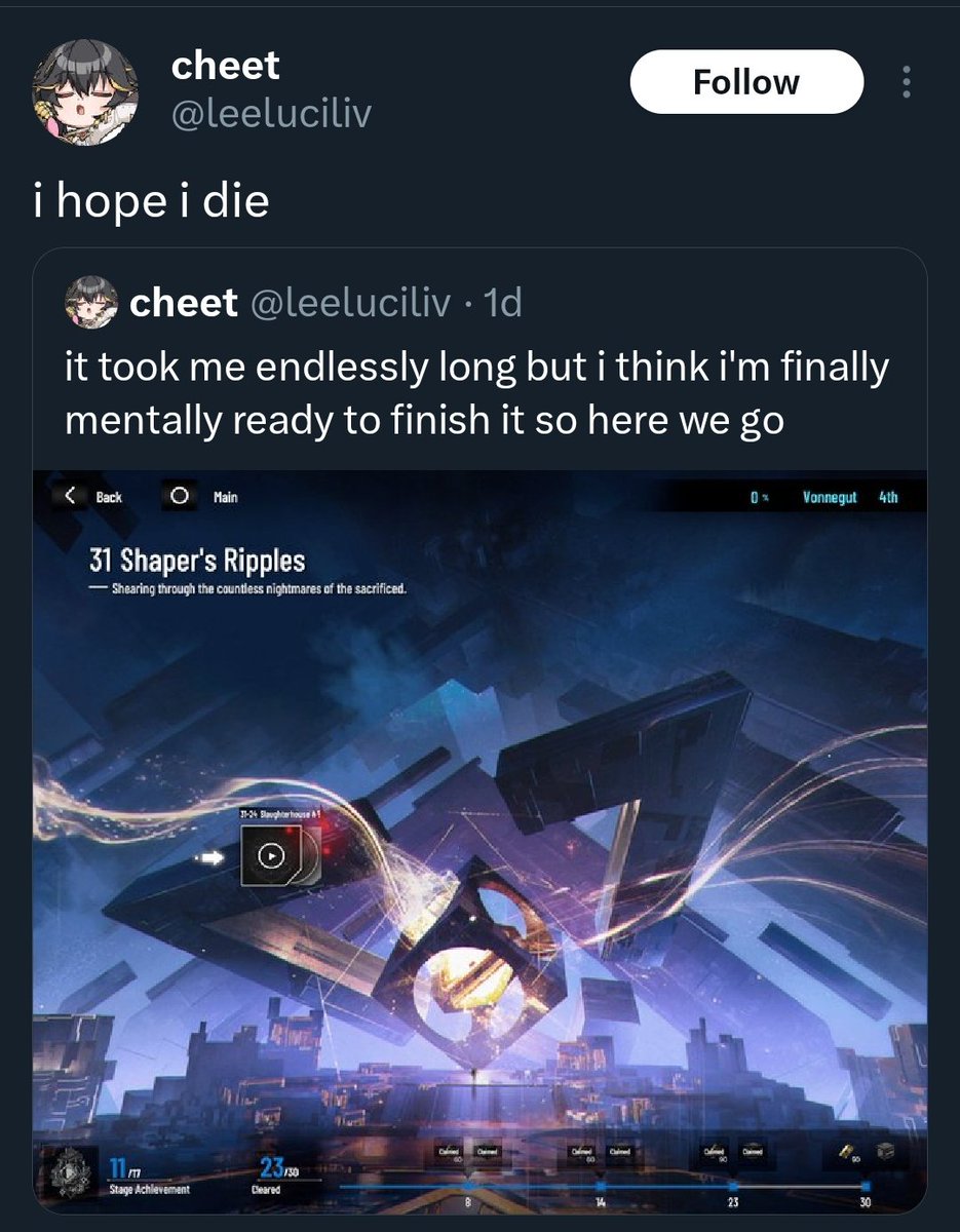 The realest reaction after completing that chapter