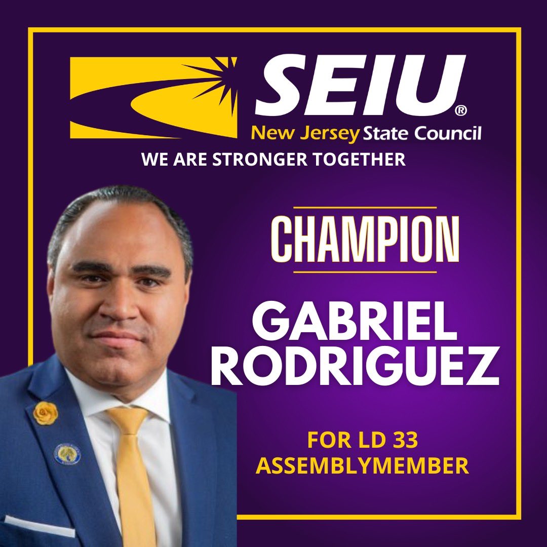 When the stakes get high we have a “Champion of Labor” in Assemblyman Gabriel Rodríguez who fights for unions, for affordable living and protects workers’ dignity in the workplace. Elections decide our future. #Makeyourvoicebeheard #Togetherwearestronger
