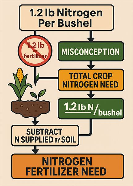 UNL_CropWatch's tweet photo. #Nitrogen for #Corn | Part 2 of our six-part series tackles the biggest N myth in corn  &amp; shows how to use soil credits to dial in rates. https://t.co/mtJQT8us6b 

#NebExt #nebraskaag #agtwitter #cropproduction #farming #UNL @UNLExtension @UNL_IANR #fertilizer https://t.co/7Z4u0fdFfA