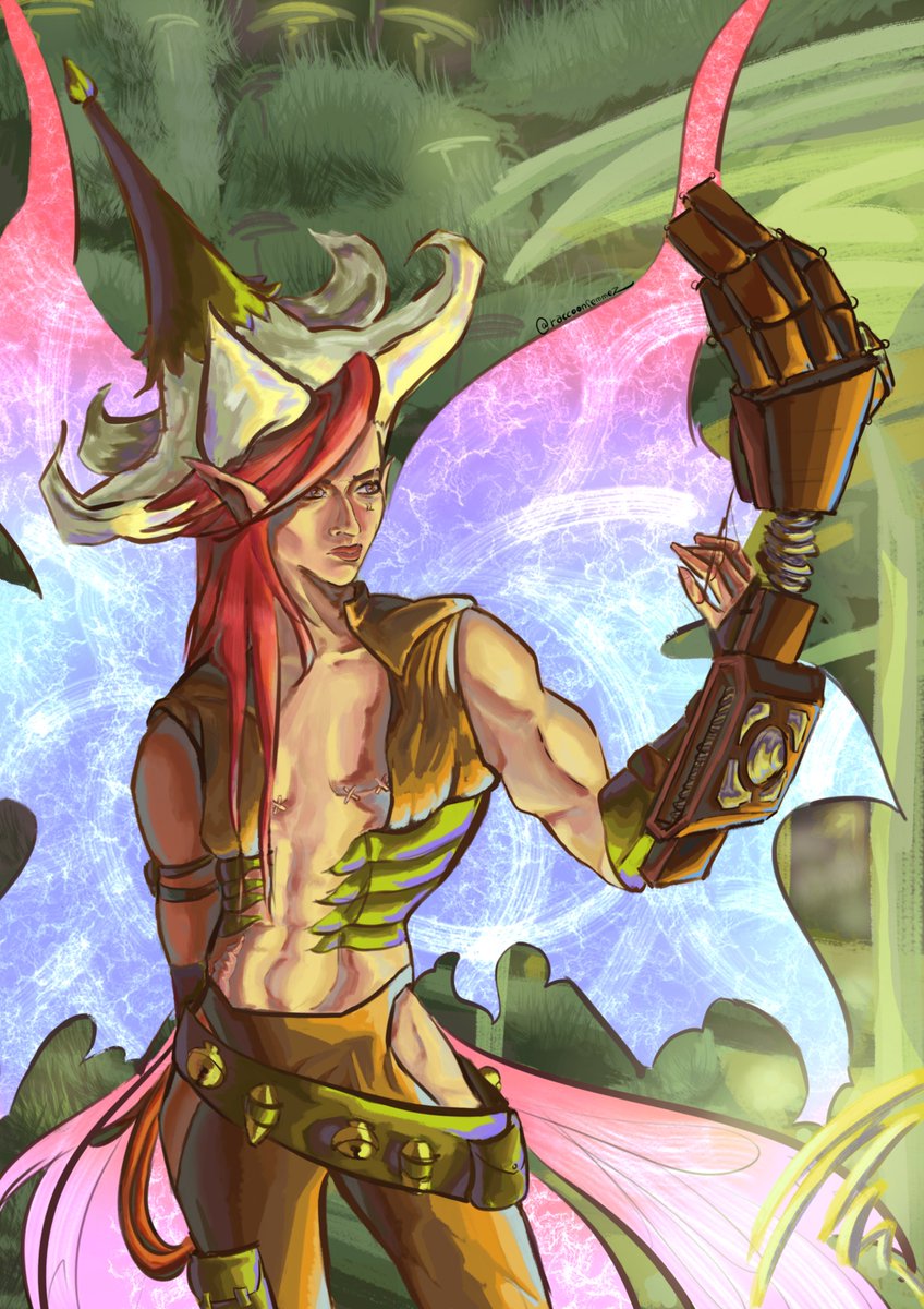 raccoonfemmez's tweet image. astonomically late to #whimsyweek but this is my day 1 - fairytale theme. 

inspiration taken from &quot;Arthur and the invisibles&quot; and &quot;Tinker Bell&quot;... and a little bit of winx in there...
#arcane #vi