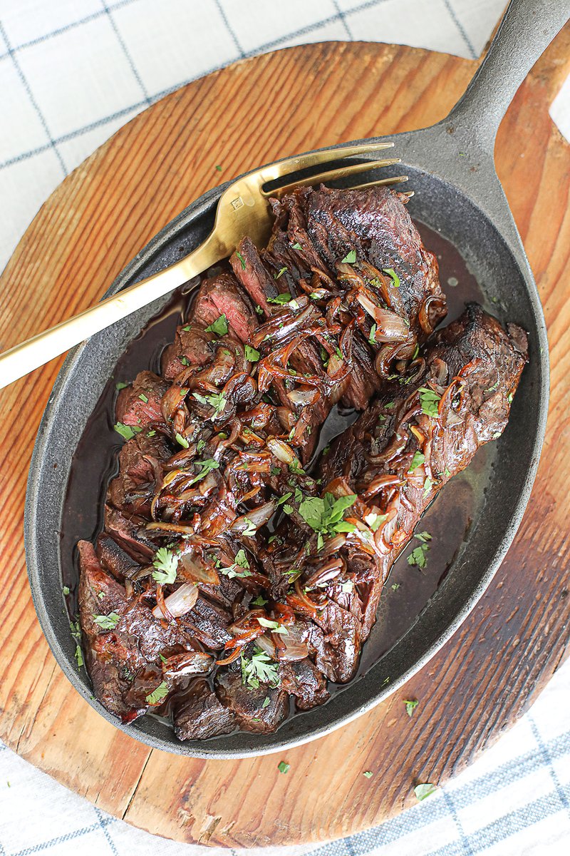 eathappykitchen's tweet image. 🔥Steak lovers, get ready to drool!😋 Try my new fave hanger steak recipe with Braised Balsamic Shallots. All cuts welcome! Check it out in my Substack newsletter 😍🥩 #SteakRecipe #CookingAdventures #FoodieDelight #FlavorfulFeast #MeatLoversUnite 🍽️ annavocino.substack.com/p/hanger-steak…