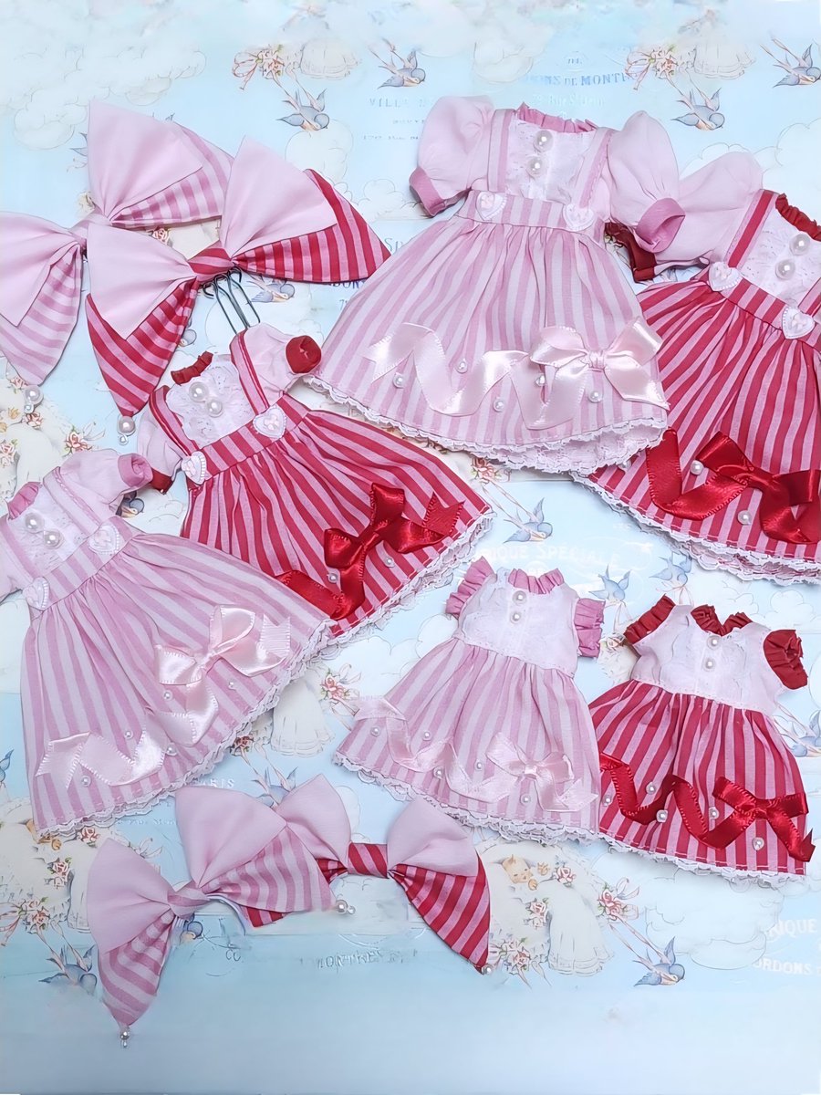 3サイズそれぞれの可愛さがあります🎀
minneとInstagramにてオーダー受注してます
プロフィール欄から飛べます🐦
