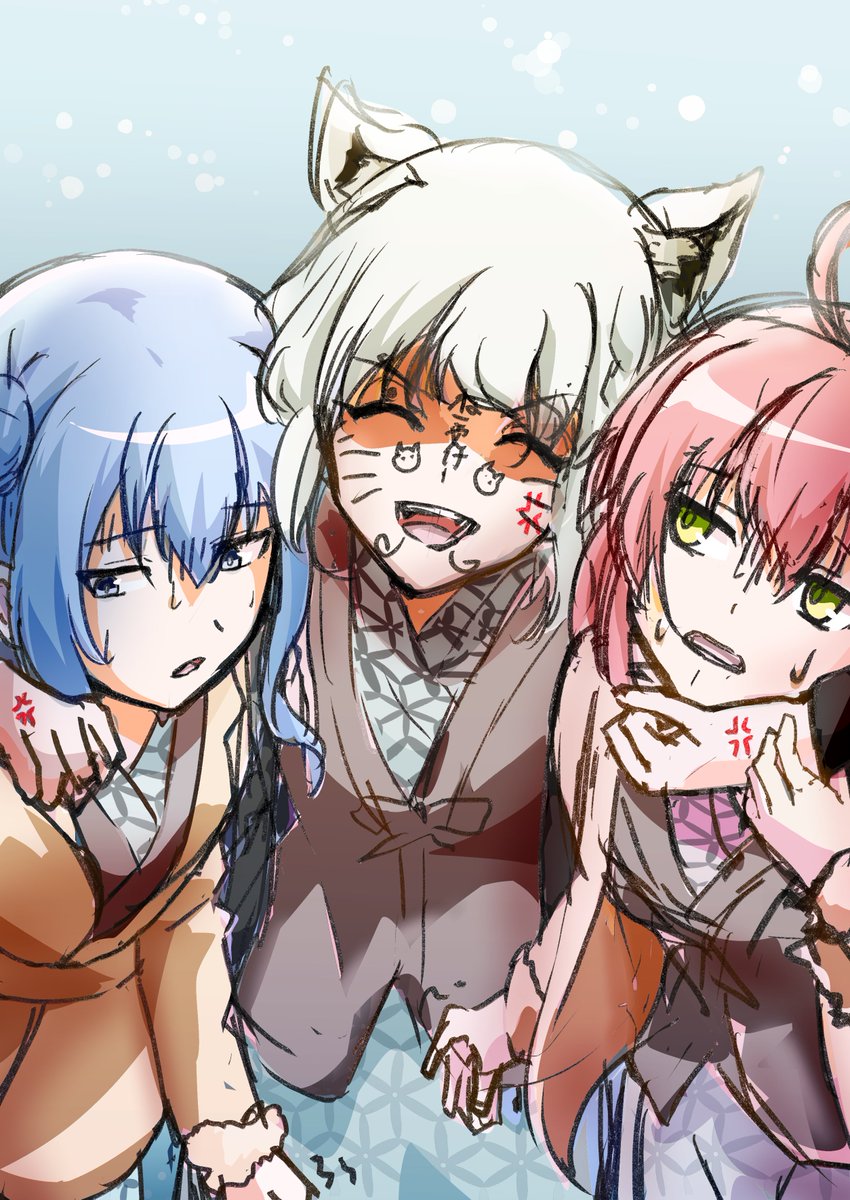#ほしまちぎゃらりー
 #miko_Art 
#絵フブキ
 #miComet
#ふぶみこめっとさん
ふぶみこめっとさん ～冬の温泉旅行～⑤2/2