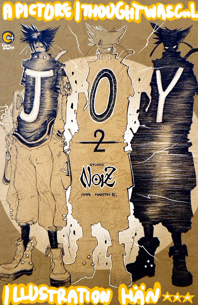 1999年作「JOY 2」表紙絵
デジ加工再掲✨