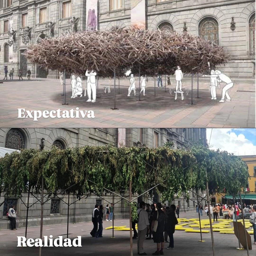 Últimamente a los de Mextropoli se les ocurre escoger a los peores pabellones, eso o no los saben ejecutar, pero ¿esto es hacer ciudad?