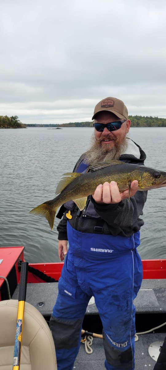 Some fall Lake of the Woods angling action yesterday!!!