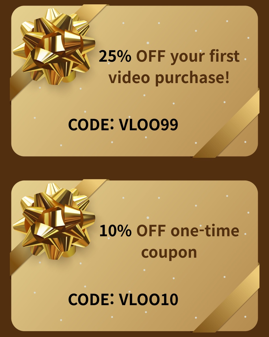 VLOOPLAY Coupon Pack! 🎉

Hello! Thanks to the amazing support for Vlooplay, we’ve prepared a special Coupon Pack to give back to our community! This is your chance to request a video from your favorite VTubers at a discount! Simply enter the coupon code at checkout to apply your