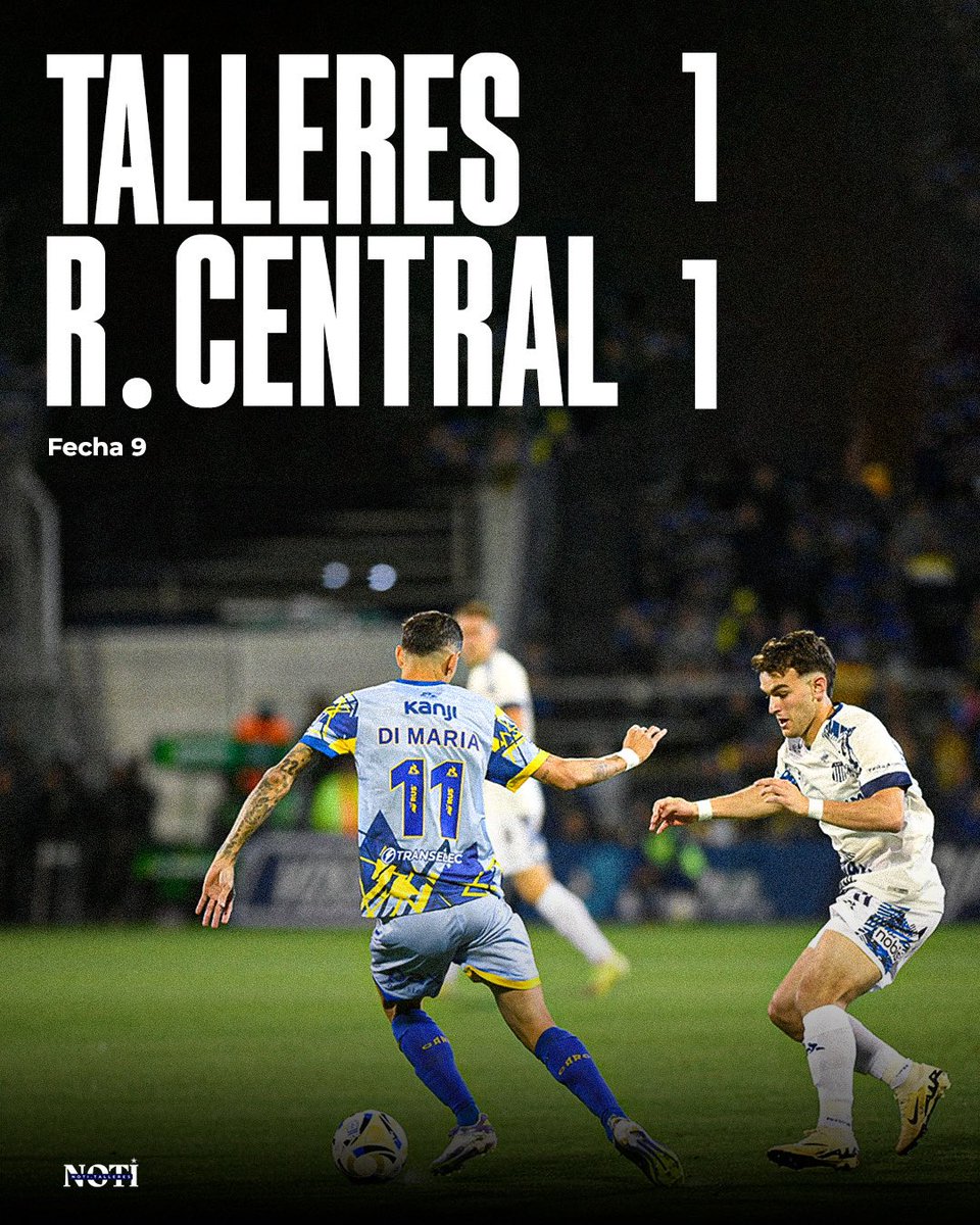 Final del partido 💙

#RosarioCentral 1 - 1 #Talleres 

⚽️ Depietri