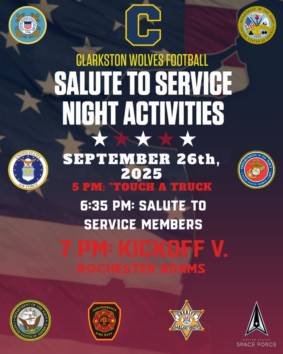 Clarkston Wolves Football tweet media