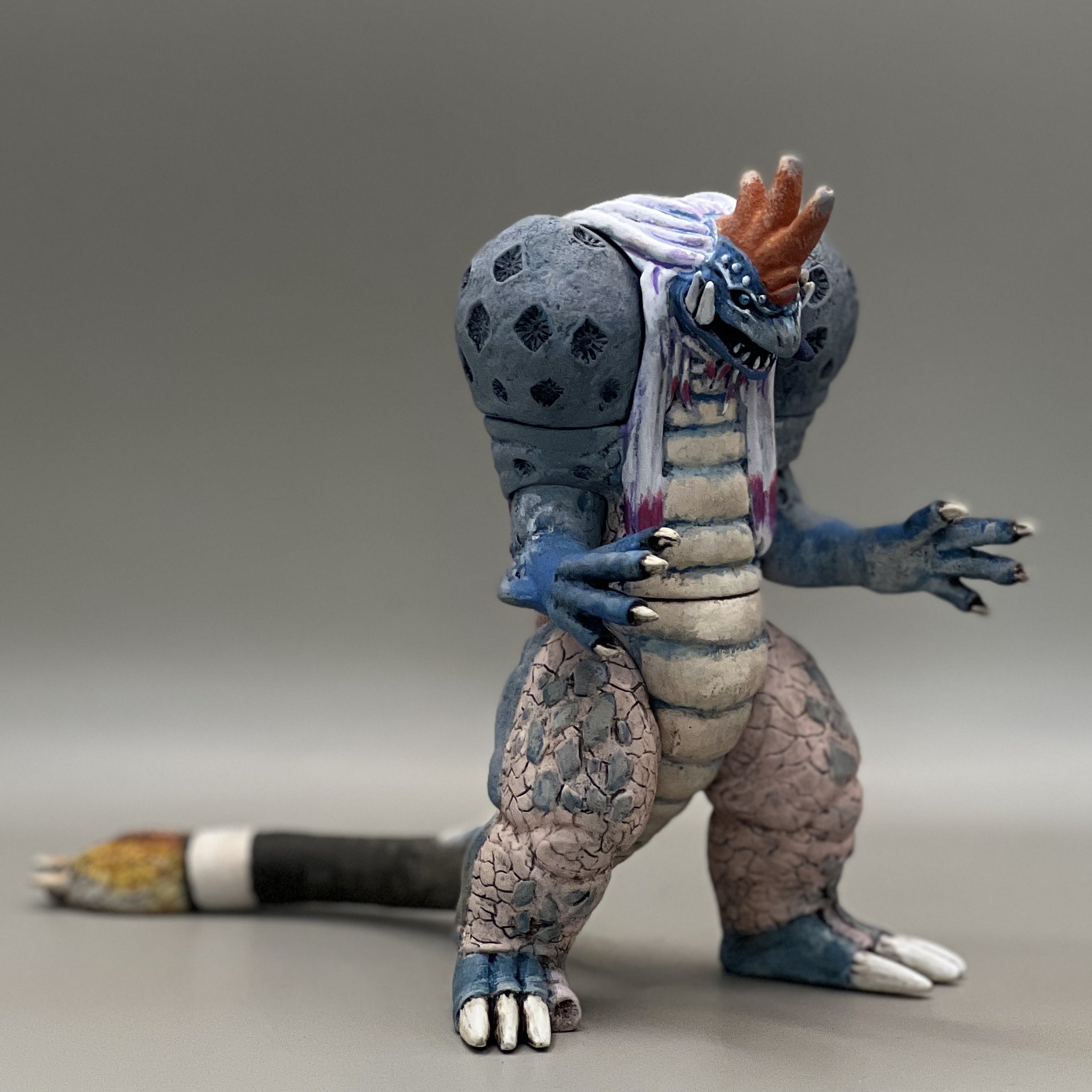 最安値，最新作 【ソフビ改造】ウルトラ怪獣アドバンス 爆進細胞怪獣