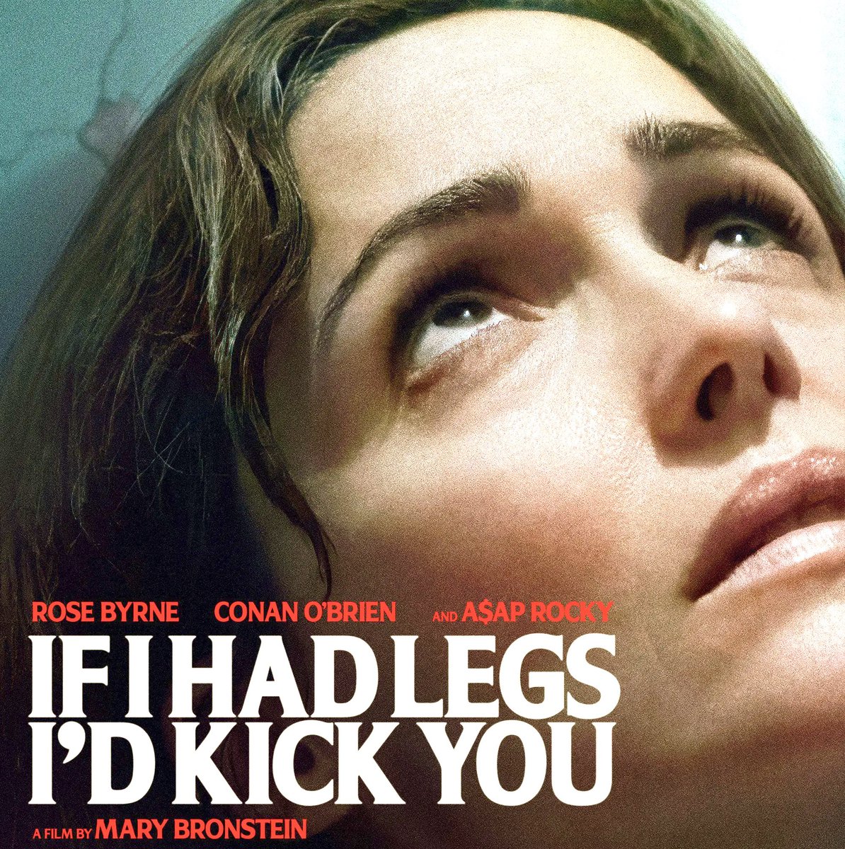 #IfIHadLegsIdKickYou is a very unique experience, and the movie is filmed in an extremely intimate way, focusing on constant close-up shots.

It’s an anxiety-fueled, frustrating experience that lets Rose Byrne shine—and it’s truly an incredible performance.