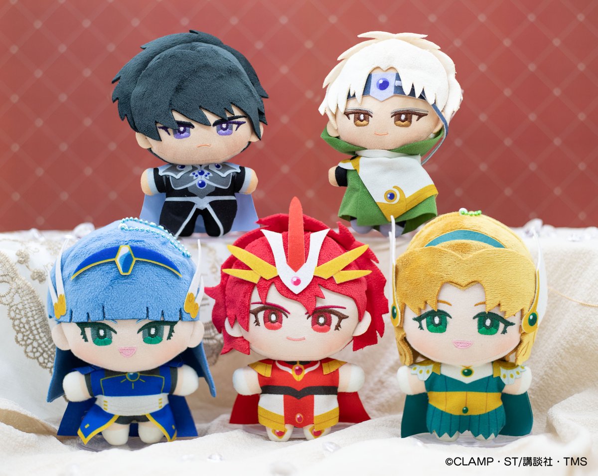 魔法騎士レイアース みにコレ!ぬいぐるみマスコット　全種セット 魔法騎士レイアース みにコレ！ ぬいぐるみ マスコット 全5種