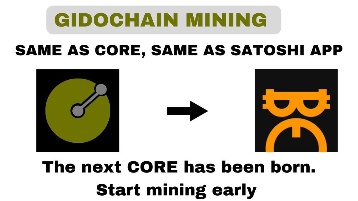 The_Triver's tweet photo. *#GIDOCHAIN MINING🔥

Missed CORE mining in Satoshi app? Here's a similar opportunity

FACTS
💯Same as Satoshi app,same as CORE
📍The mining algorithm is the same The scarcity is the same
📍Internal transfer (P2P) is possible meaning,you'll be able to sell / buy GIDO while mining https://t.co/ng7Y85nZbw