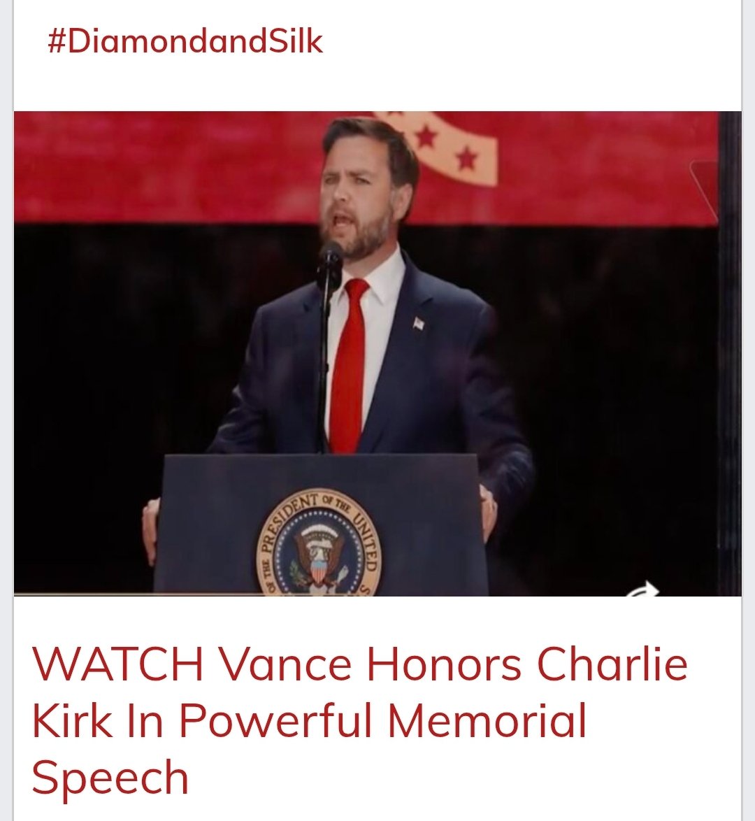 WATCH: Vance Honors Charlie Kirk In Powerful Memorial Speech.