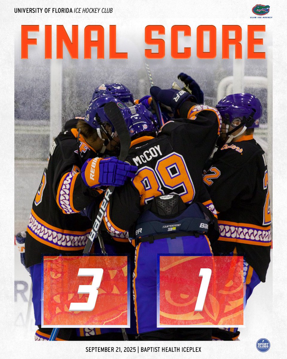 ufhockey's tweet image. Call it even🤝 #ChompOn🐊