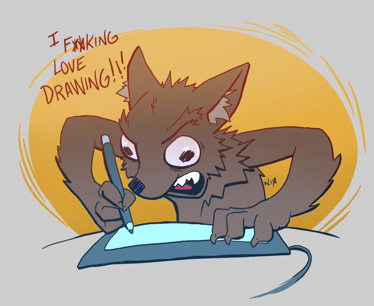 When I get left unsupervised ...art happens