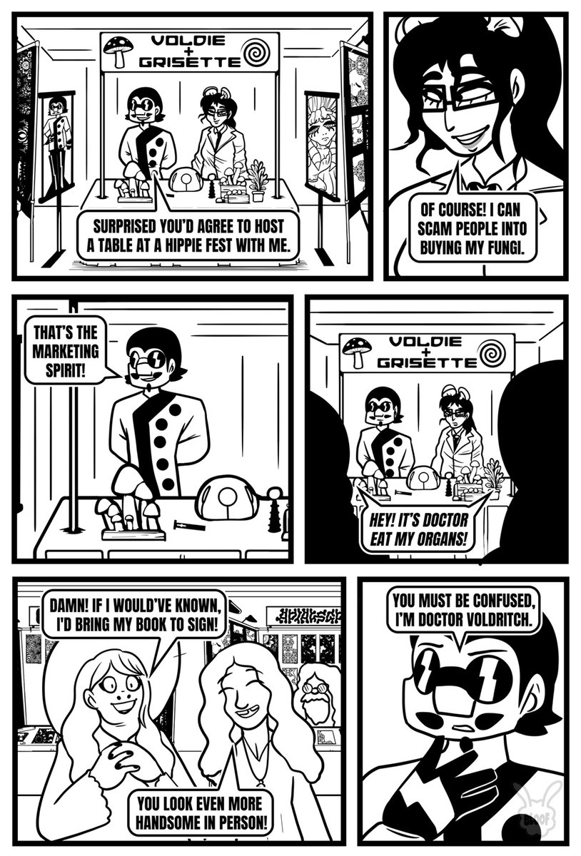 BloofBloofBloof's tweet image. Doctor hosts a table at a con.

#comedy #originalcharacter #oc #ocart