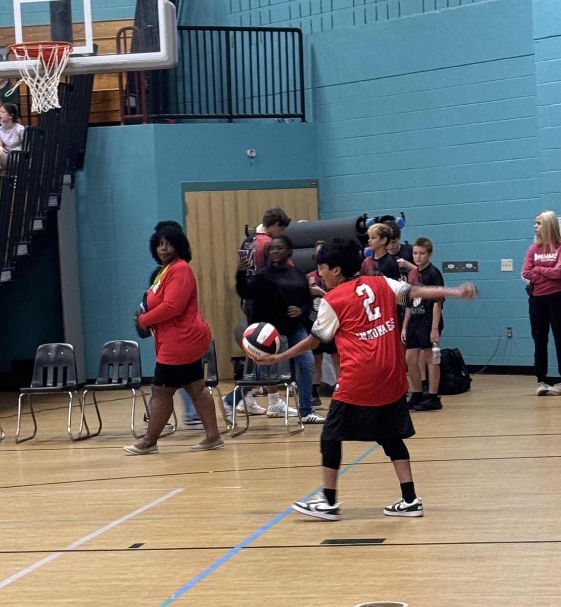 The IMS boys volleyball team showed a lot of grit and improvement on Saturday!! Great job boys!