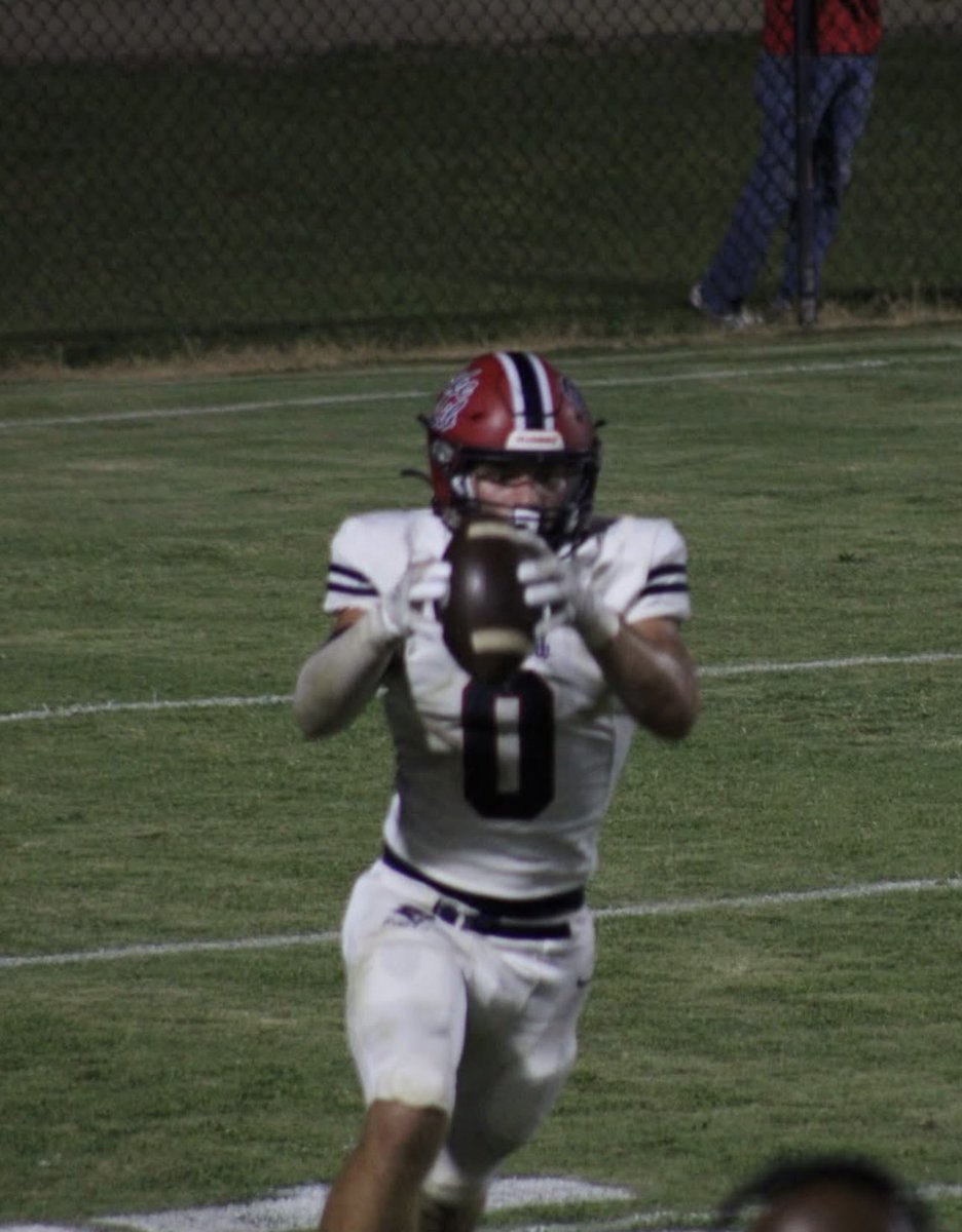 Pike Liberal Arts Jack Baggett with his 2 pick-sixes and 2 more rushing TDs, along with several tackles is our Marcos Pizza Player of the Week. He wins a large one topping pizza from Marcos Pizza in Troy.