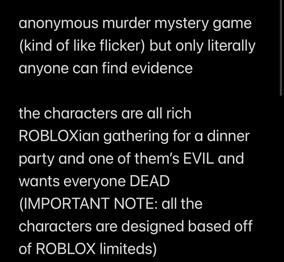 May4Mee's tweet image. game idea that popped into my head but only i cant make it real cuz im too broke for a team so i think itll stay in the concept phase
#ROBLOXOC