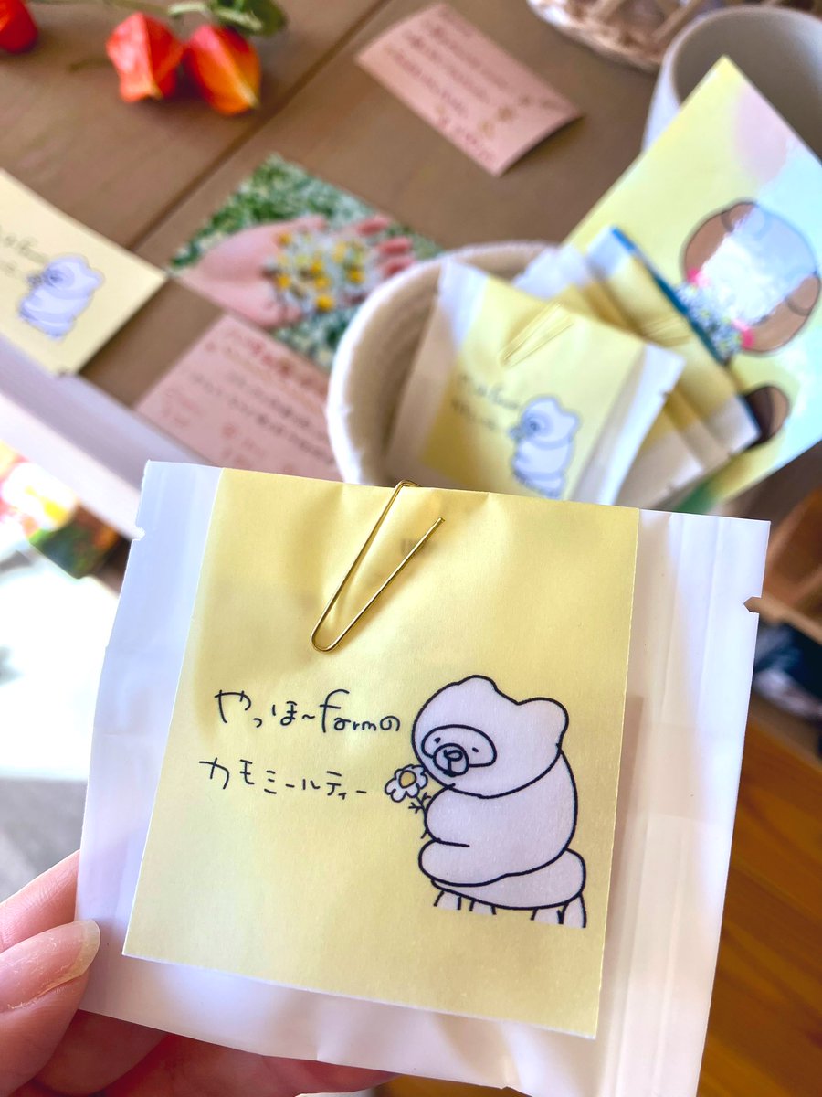 mokutopia_web's tweet photo. 今日はひといきつきながら、ゆっくりいきましょう🫖
やっほ〜ファームさんのカモミールティー🌼
#ハーブティー #八峰町 #やっほ〜ファーム
#mokutopia https://t.co/C8kCdjs2cs