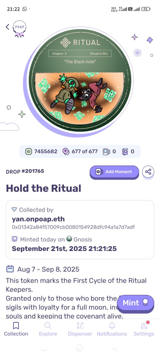 alannakamo13834's tweet photo. I got a POAP from the task of putting ritual symbols on Twitter names 😎
Check your points to redeem for POAP here, minimum 30 points to redeem POAP
https://t.co/ueaGIlb5aF
@ritualfnd @ritualnet #MyRitualChain https://t.co/bKWhlkJfcn