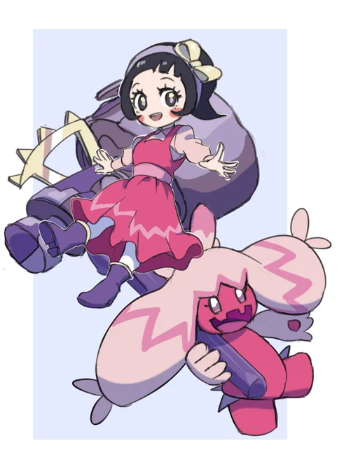 SVのPkmnトレーナーたちに手持ちとおそろな私服着せてみた②