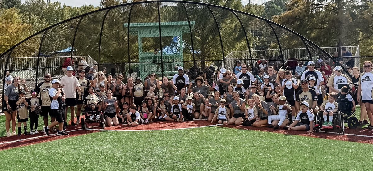 Opening Day for Bears Make a Difference special needs baseball. My third year as Tyrese’s helper.