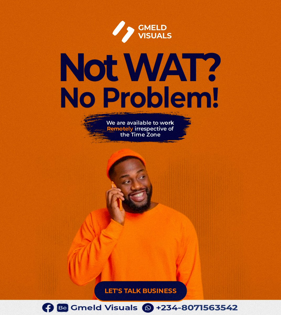 gmeldvisuals's tweet image. Outside WAT? No Worries!
Wherever you are, we’ve got you covered.  
Gmeld Visuals works remotely across all time zones — delivering top-notch visual solutions without borders.  

Dm Let’s talk business.  
#RemoteDesign #GmeldVisuals #GlobalBranding #VisualSolutions #CreativeAgenc