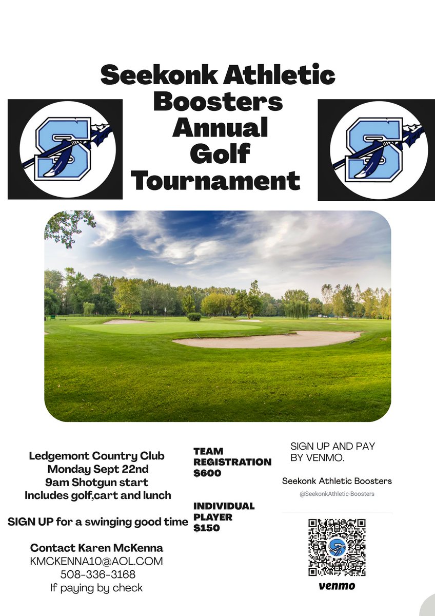 We look forward to seeing all of our golfers at our Final Golf Tournament ⛳️  Weather looks AMAZING tomorrow!   
Tee off at 9:30am