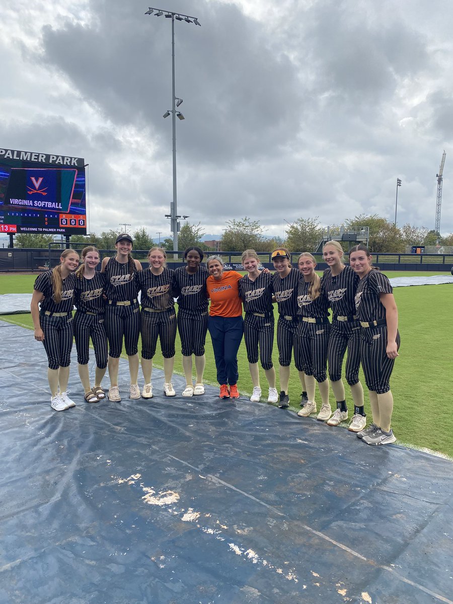 I had such a fun time at the <a href="/UVASoftball/">Virginia Softball</a> team camp today! Thank you coaches for making it a great experience and giving me great feedback! <a href="/Coach_Jo4444/">Joanna Hardin</a> <a href="/coachdeedeeh/">Dee Dee Hernandez</a> <a href="/catyreeves/">Caty Reeves</a> <a href="/JamieAllred24/">Jamie Allred</a> <a href="/CoachTylka/">Jeff Tylka</a> <a href="/StarzGold_16u/">Starz Gold 16u (Bunn)</a> <a href="/StarzGold/">StarzGold</a> <a href="/CoachBrandon24/">Brandon Perks</a>