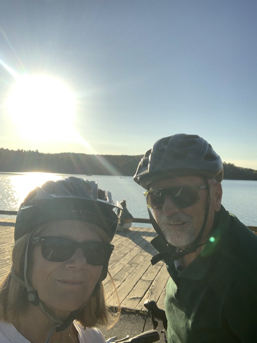 Cycling Mont Tremblant.😊🚴👍