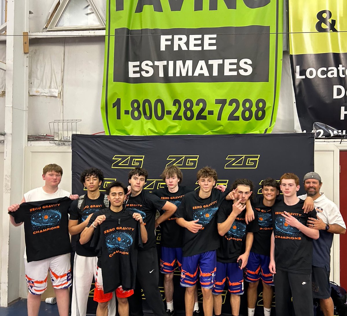 Congrats to Landry - Varsity players and coaches on winning the ZG NH Fall Tip-Off