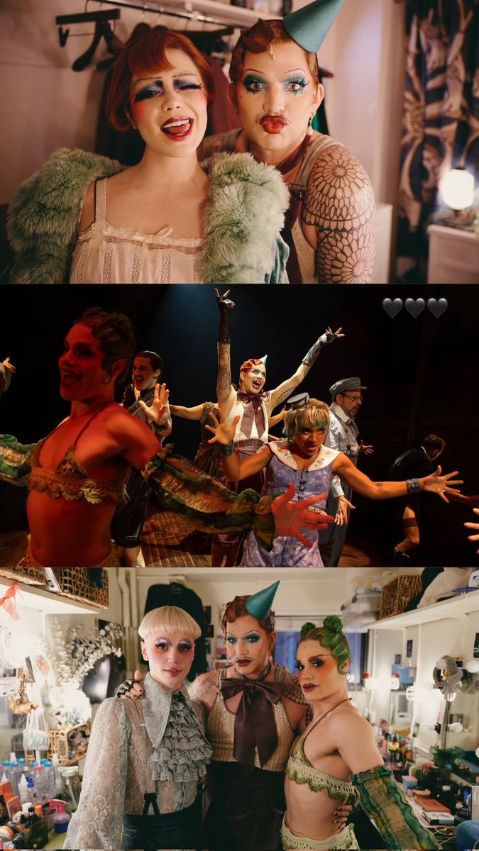 TheRealDuckBert's tweet image. 🎭 awww...Adam Lambert IGS: pics from his Cabaret days as Emcee of the @kitkatclubnyc, which closed on Broadway this weekend. 😢💐❤️ #AdamLambert #Emcee #Cabaret #KitKatClub #Broadway #AufWiedersehen