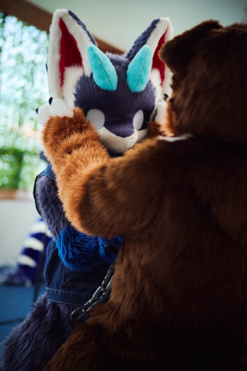 #FursuitEveryday 

정신차려 출근할 시간이야 😉

💙🤍<a href="/chambanfurry/">참반</a> 
📸<a href="/mano_4171/">Mano</a>