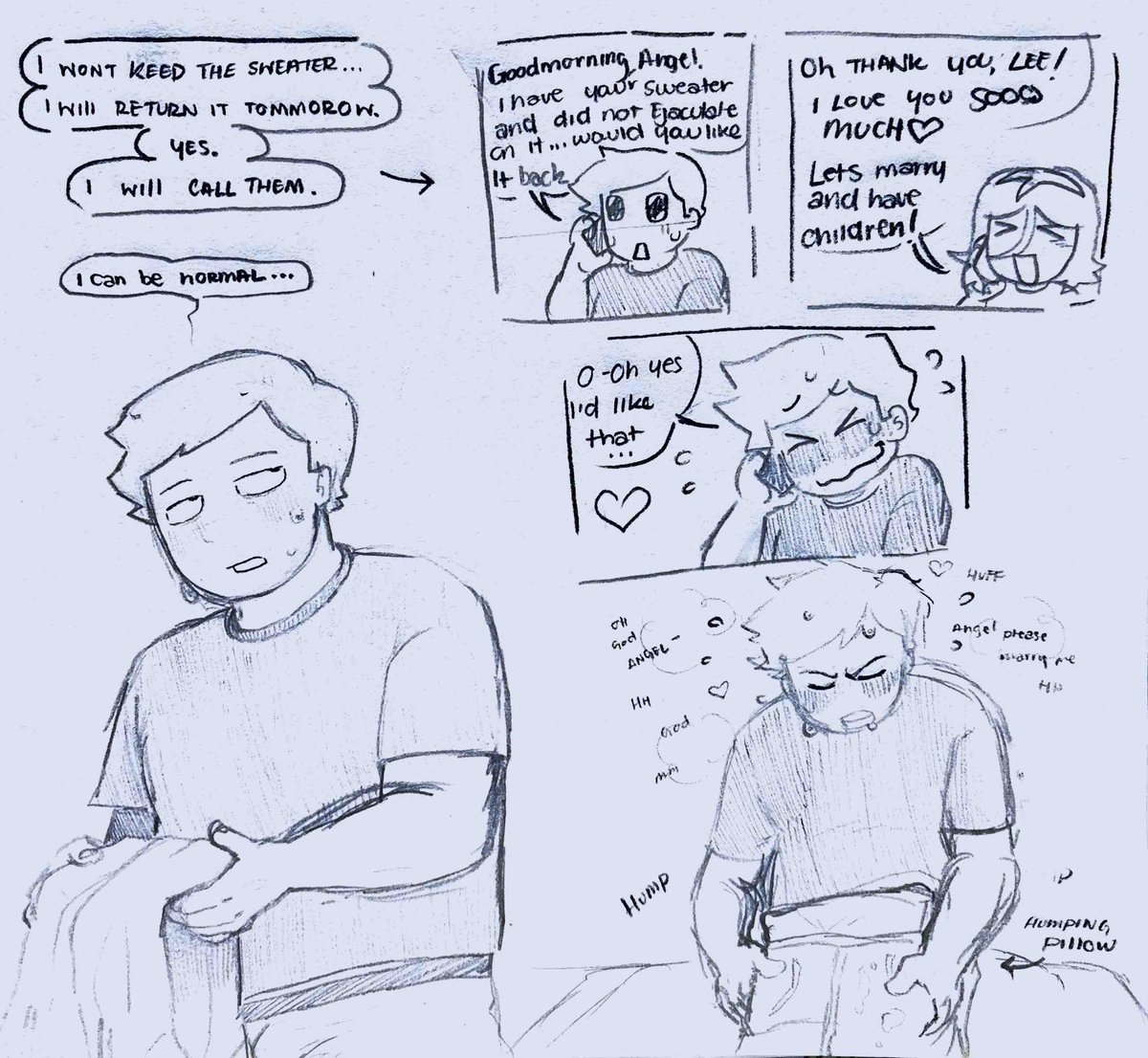 Delusional Pillow Humper #ClinicalTrialFanart