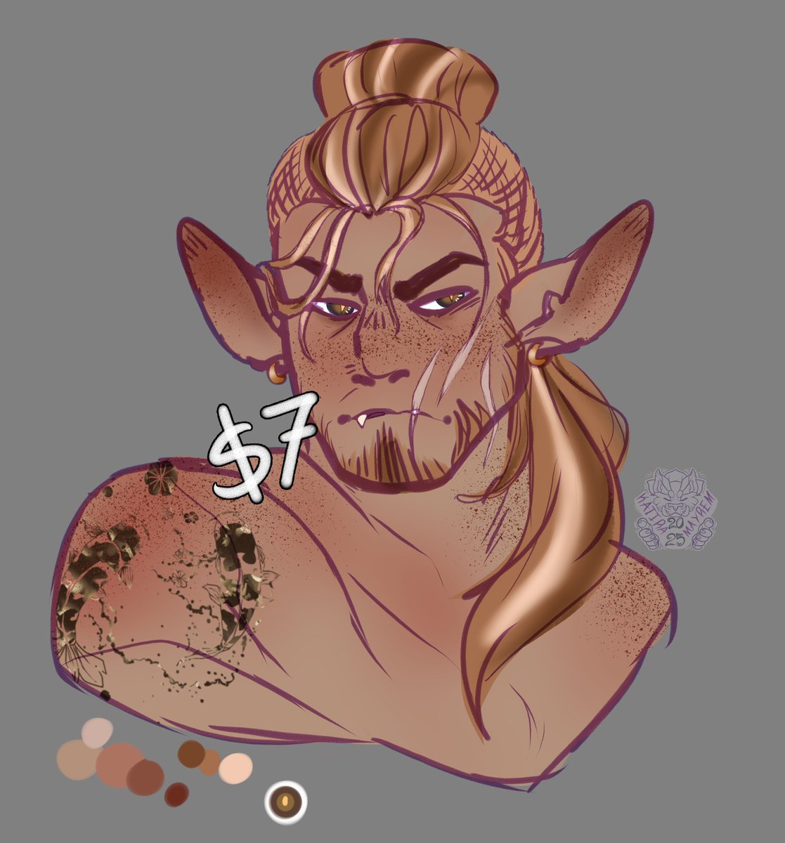 KatiraMayrem's tweet photo. Dang, three in one??? Heck yeah
DM or comment to claim!

#adopt #sketch #bust #dnd #firbolg #elf #shapeshifter https://t.co/Isfqar9gC6