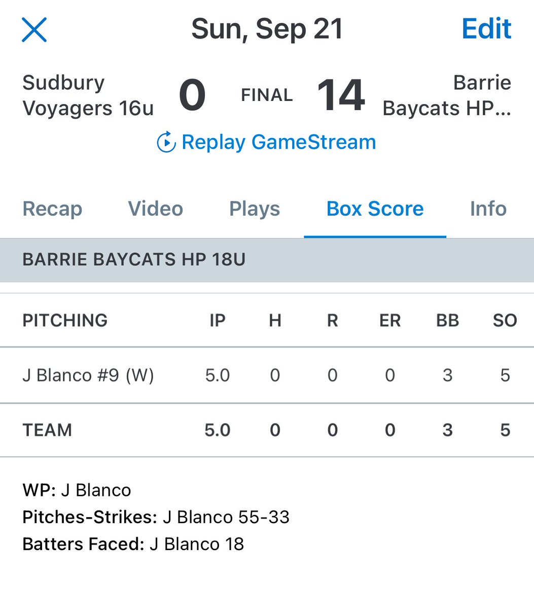 ⚾️No Hitter Alert. My first No No. 5 IP 0 H 0 R 0 ER 3 BB 5 K <a href="/NickPrasad34/">Nick Prαsαd</a> <a href="/BUncommitted/">Baseball_Uncommitted</a> <a href="/PB_Uncommitted/">Prep Baseball Uncommitted</a> <a href="/prepbaseball/">Prep Baseball</a> <a href="/Joezay28/">Joe Presutti</a>